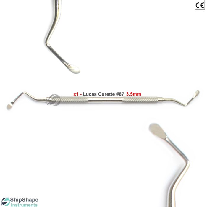 Lucas Bone Curette Priodontal Curettes Dental Surgical Instruments Fig no. #87-0