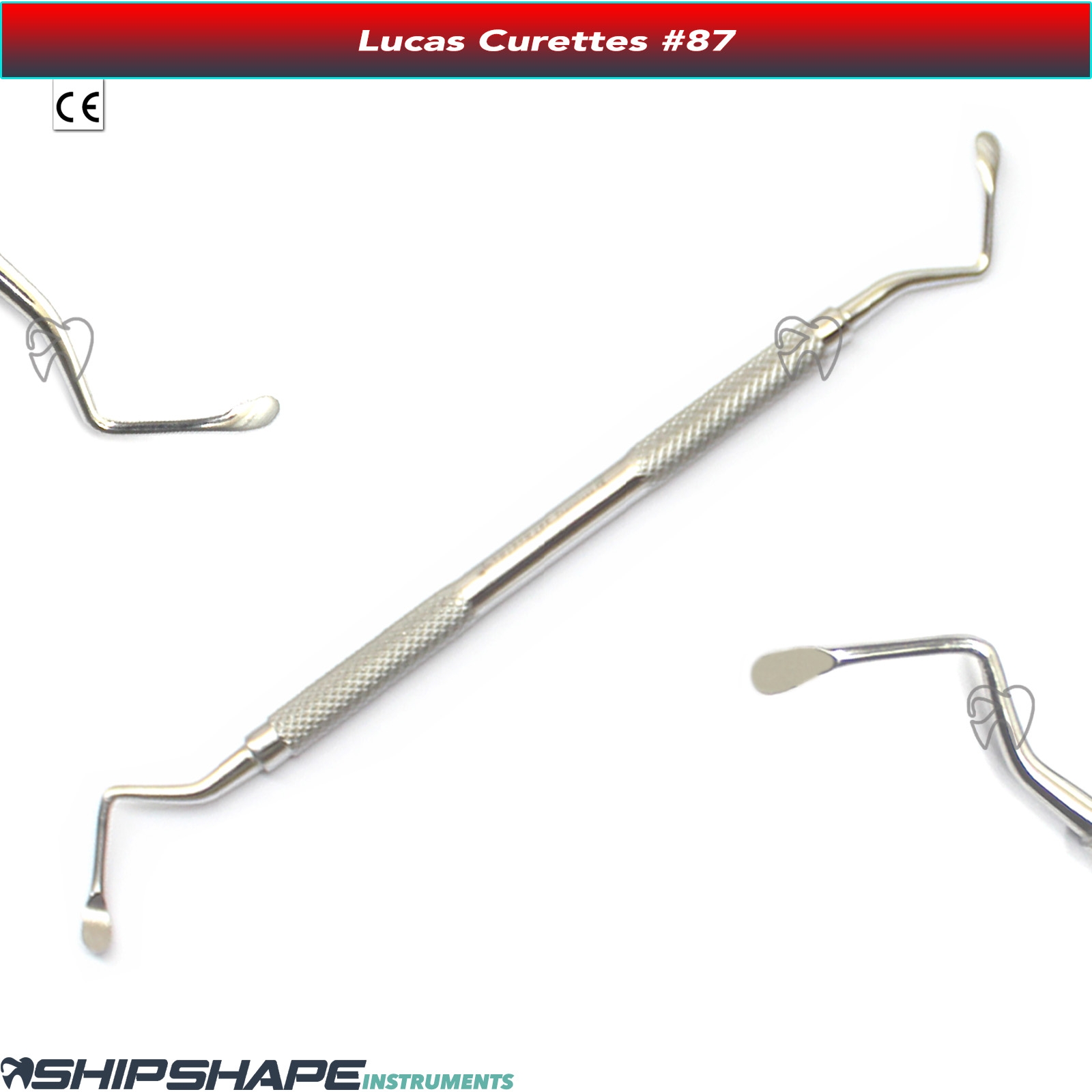 Lucas Curette Periodontal Bone Curettes Dental Surgical Instruments Fig no. #85, #86, #87, #88-1698