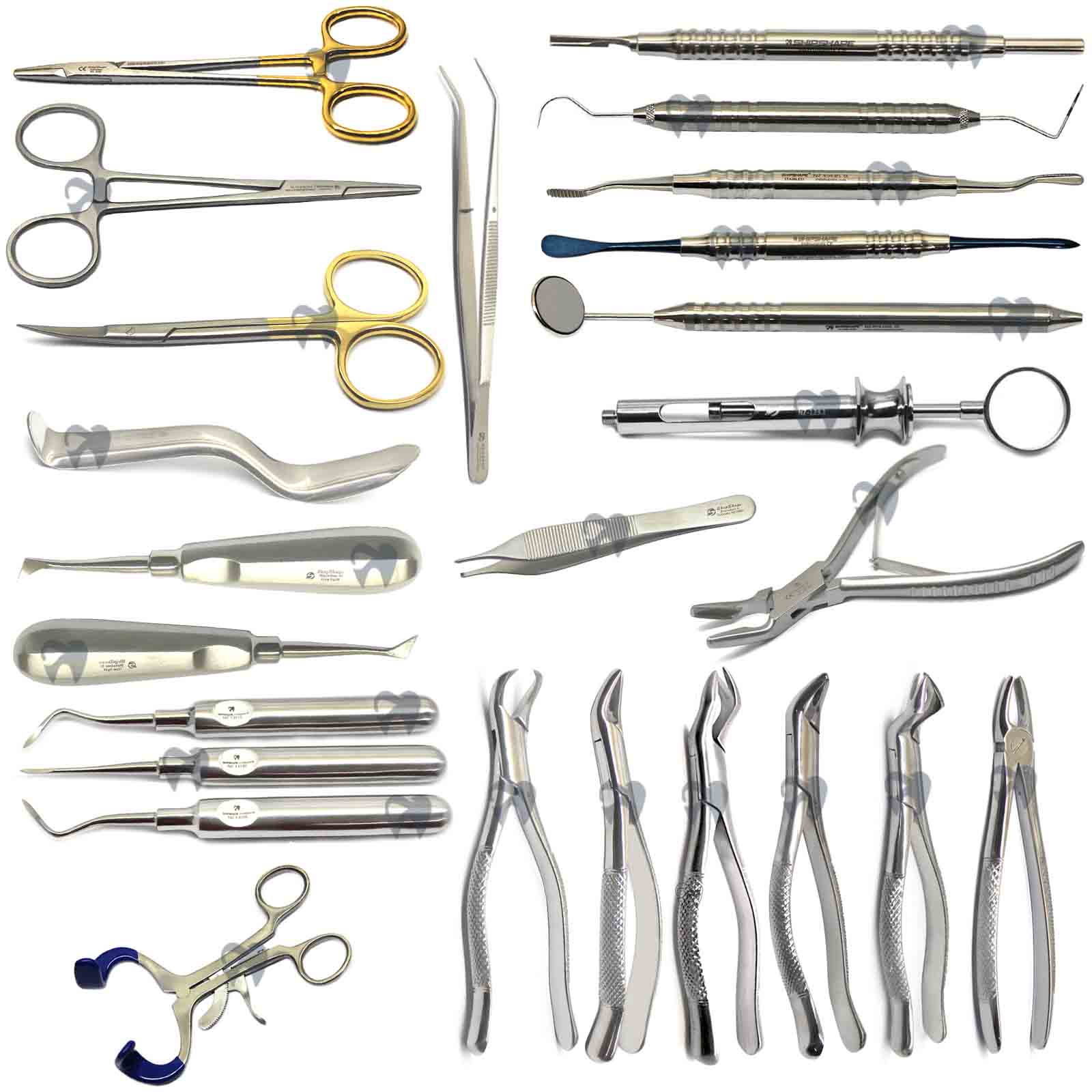 Dental Oral Surgery Instruments Kit – Professional Surgical Set for Extractions & Minor Procedures