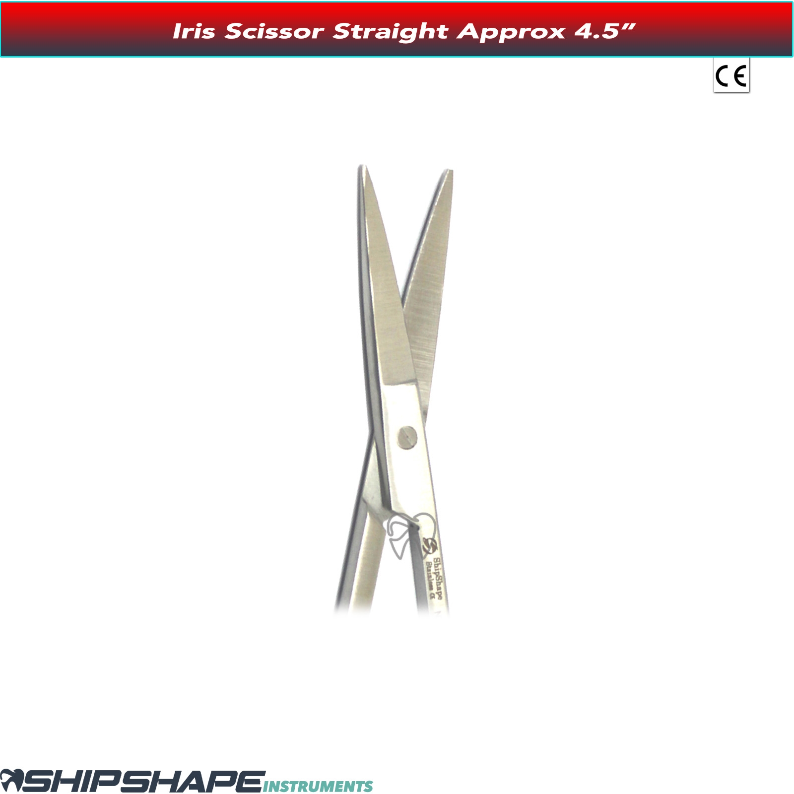 Iris Scissor STRAIGHT Surgical Dental Bandage Nail Stainless Steel Instruments Tissue Gum Scissor-2015