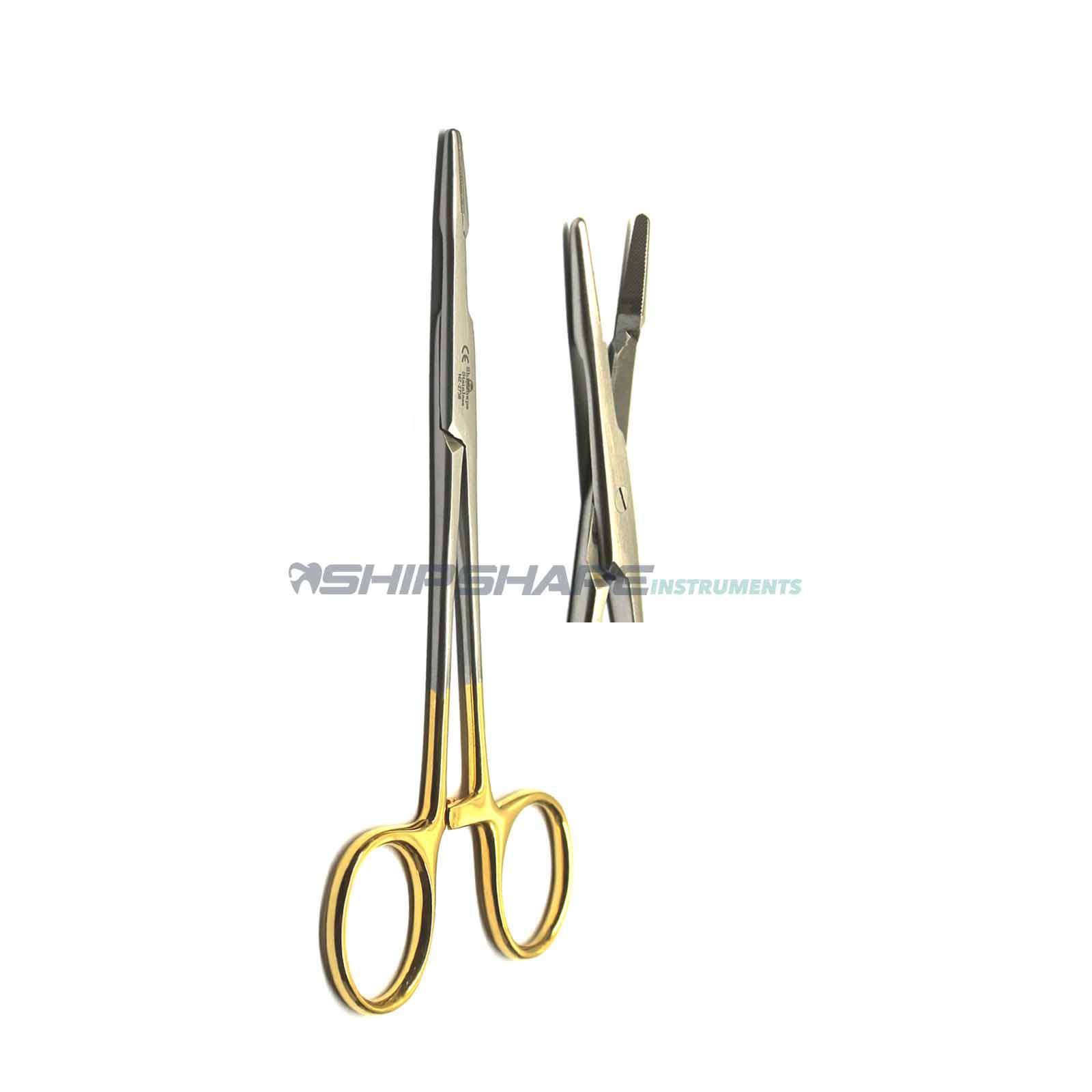 Olsen Hegar Needle Holder Straight T/C 6.25"