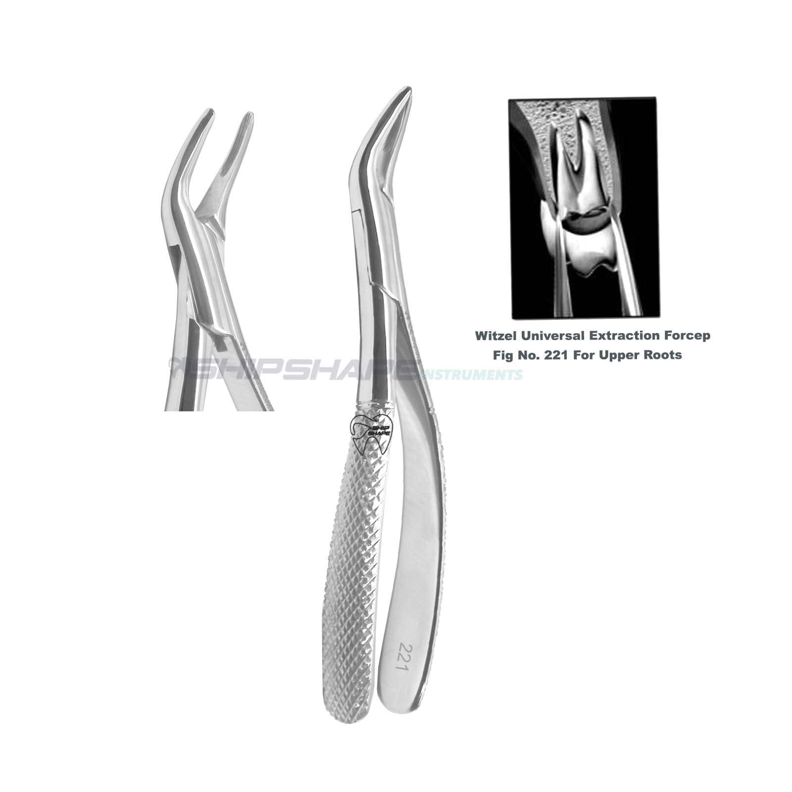 Extraction Forceps Witzel #221 Upper Molars