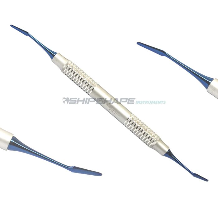 Periotome MS-1 For Periodontal Implant Surgery Titanium Blue Serrated Instruments-0