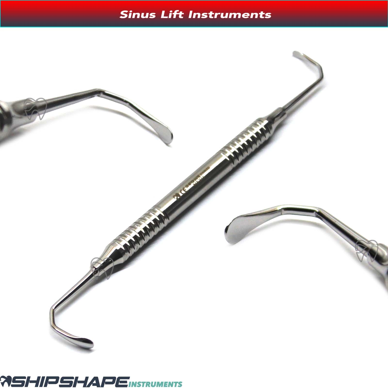 Sinus Lift Instrument Set, 5 pieces Implant Prcedure sinus lift elevatorsl Hollow Handle Dental instruments-1049