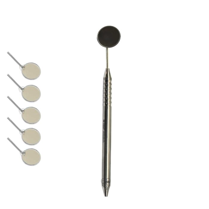 Mouth Mirror Handle#9 with Mirror#5 Front Surface