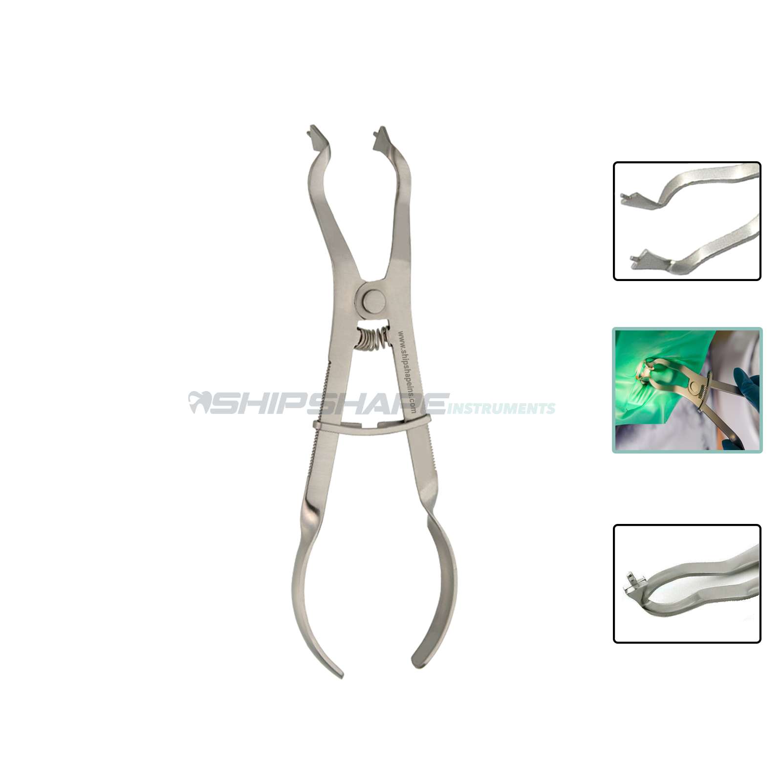 Rubber Dam Clamp Forceps Ivory Light