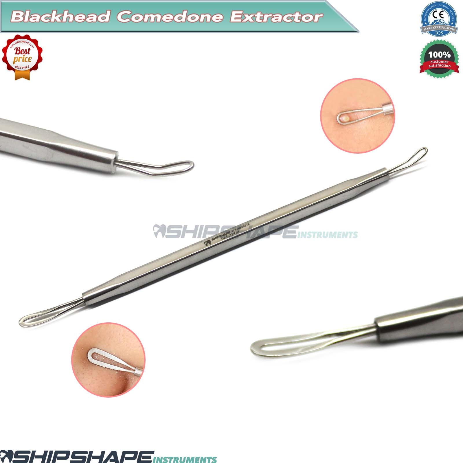 Blackhead Extractor Pimple Blemish Comedone Acne Remover Tool-0