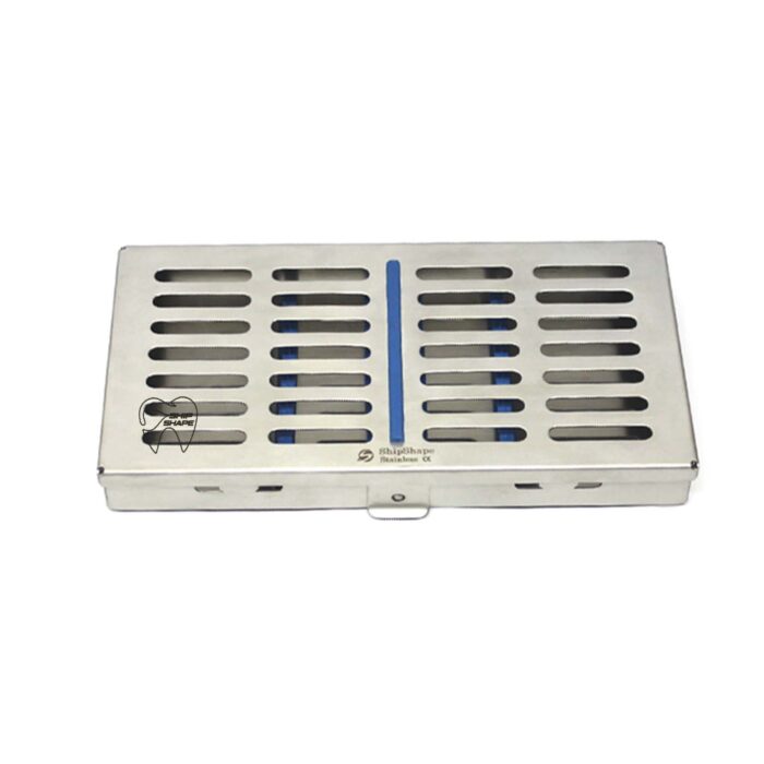 7pcs Cassette Sterilization Tray Hinged