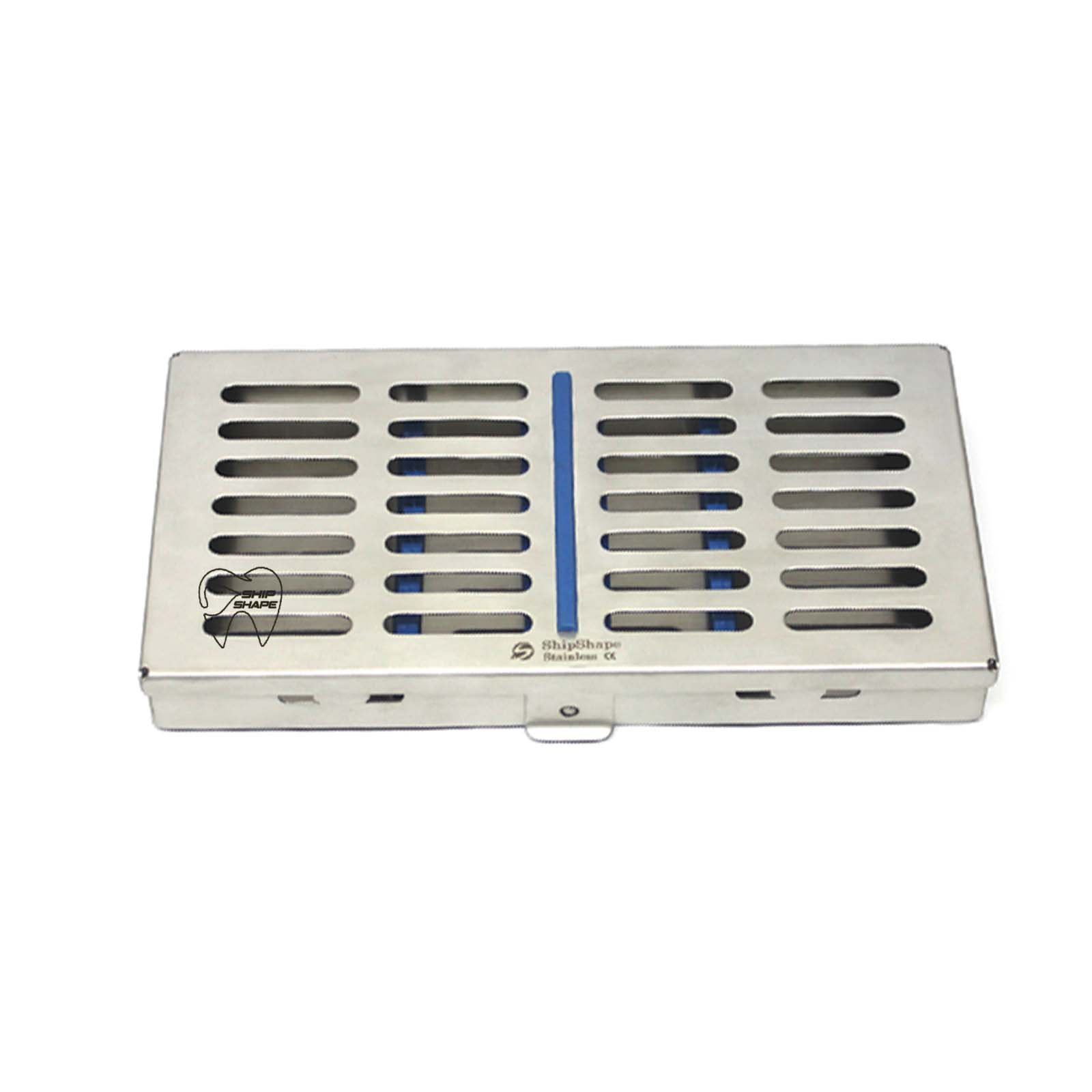 Dental Sterilization Cassette - 7" X 2" Rack Box Tray For Autoclave (Pack Of 5)