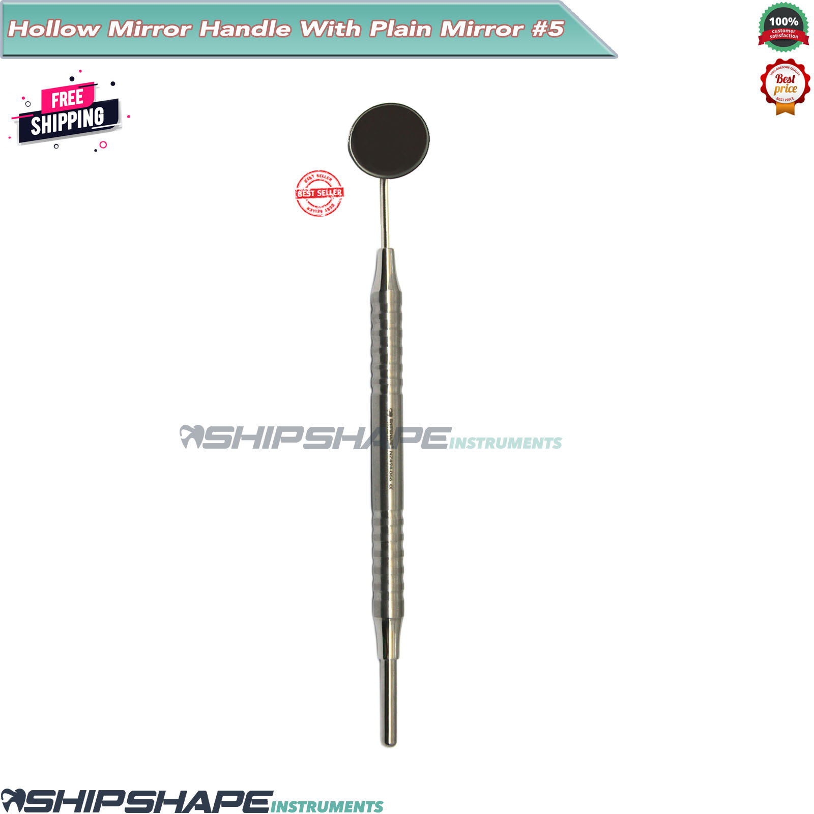 Mirror Handle with 5Pcs Plain Mirrors #5