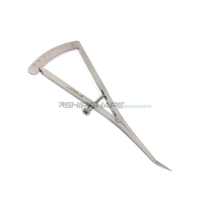 Castroviejo Calliper 40mm Curved 17cm