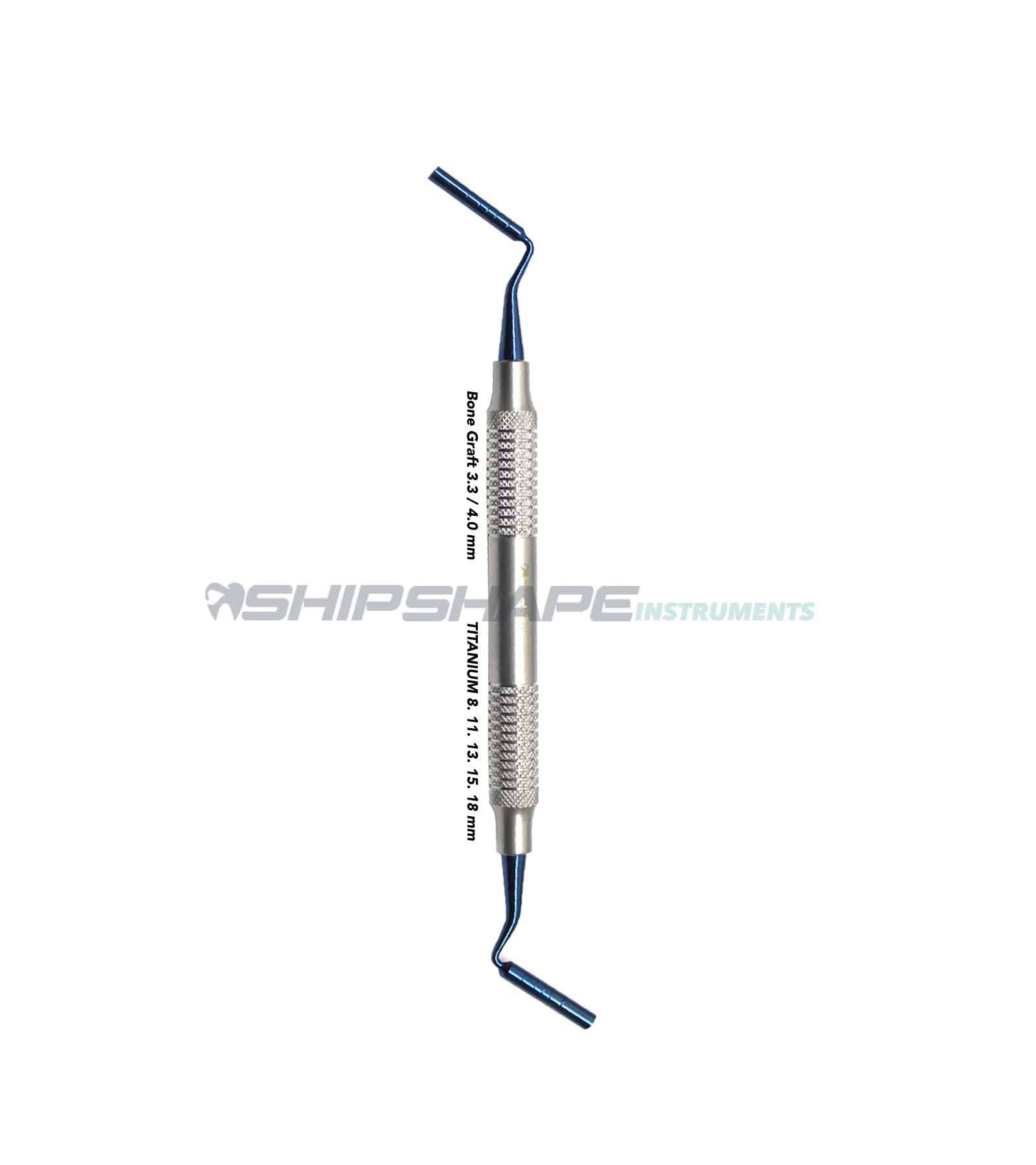 Bone Graft Plugger Titanium Coated 3.3mm - 4.0mm