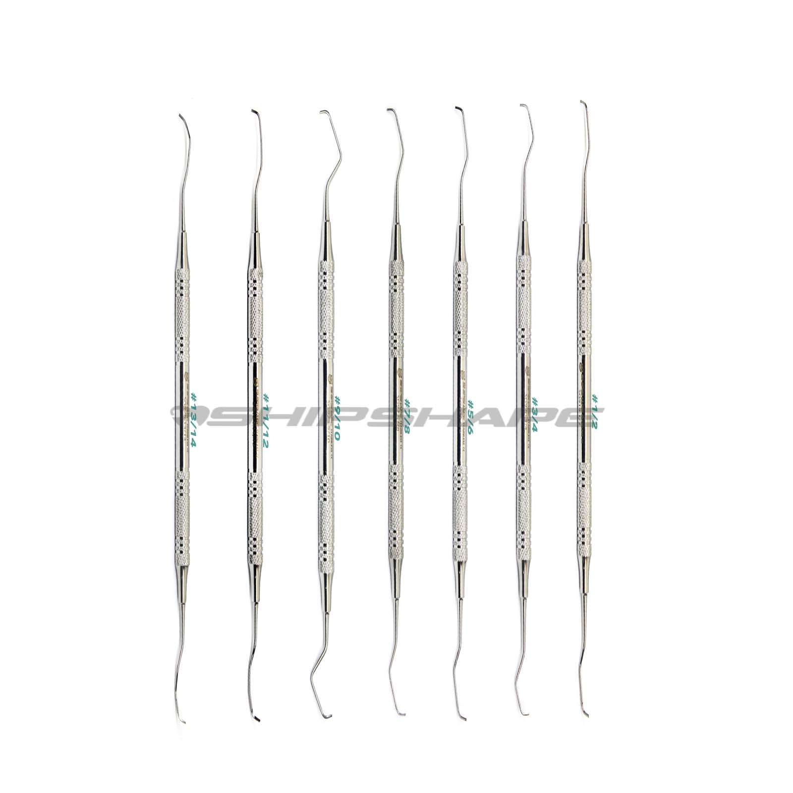 Gracey Curette Set with Solid Handles