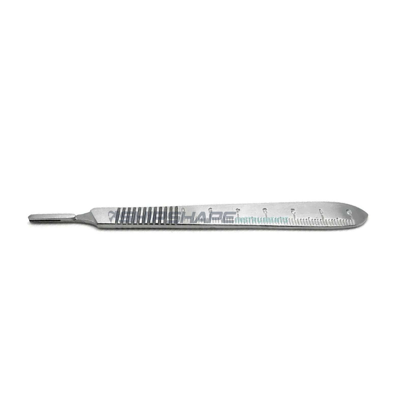 Scalpel Handle #3 With Scale Flat handle