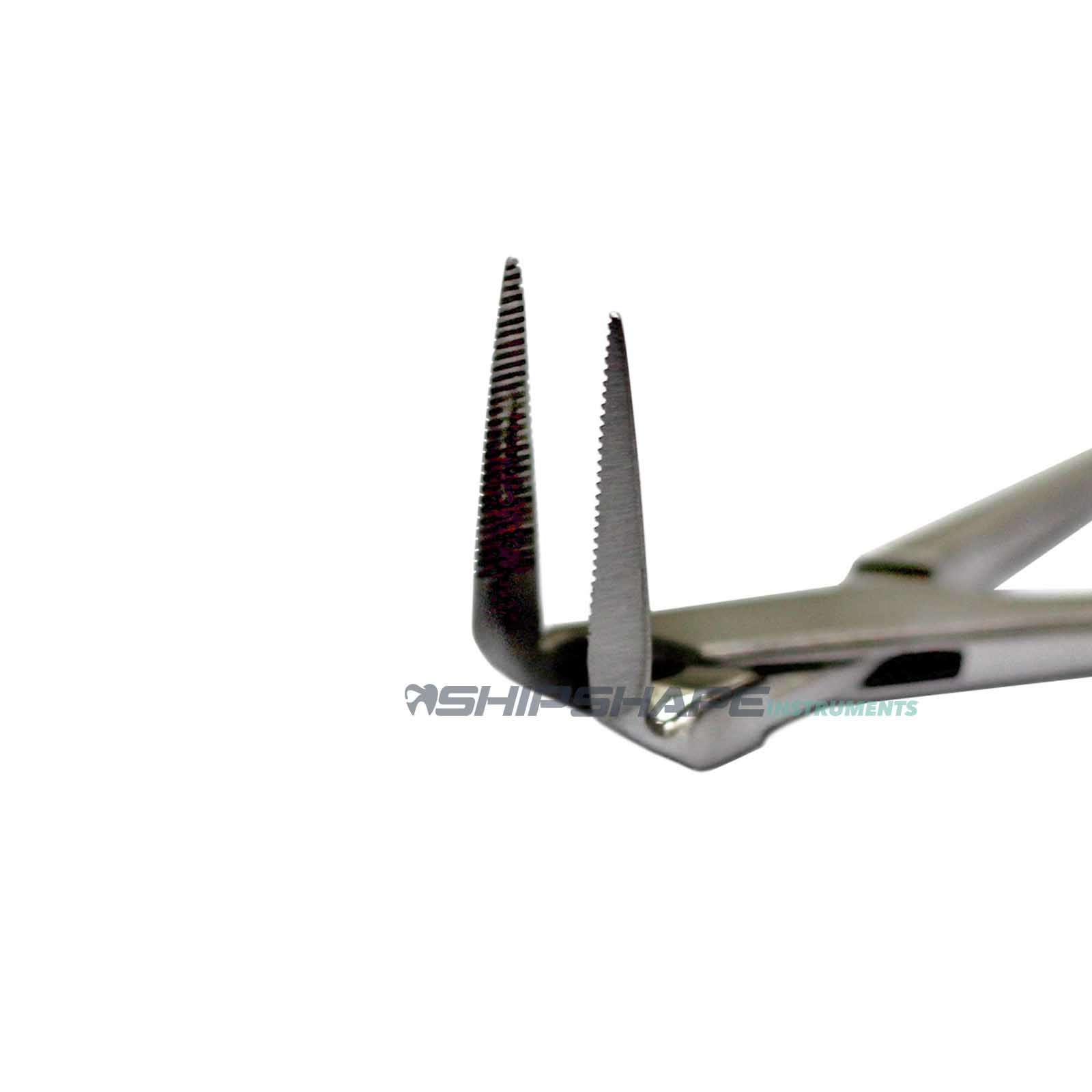 Curved forceps