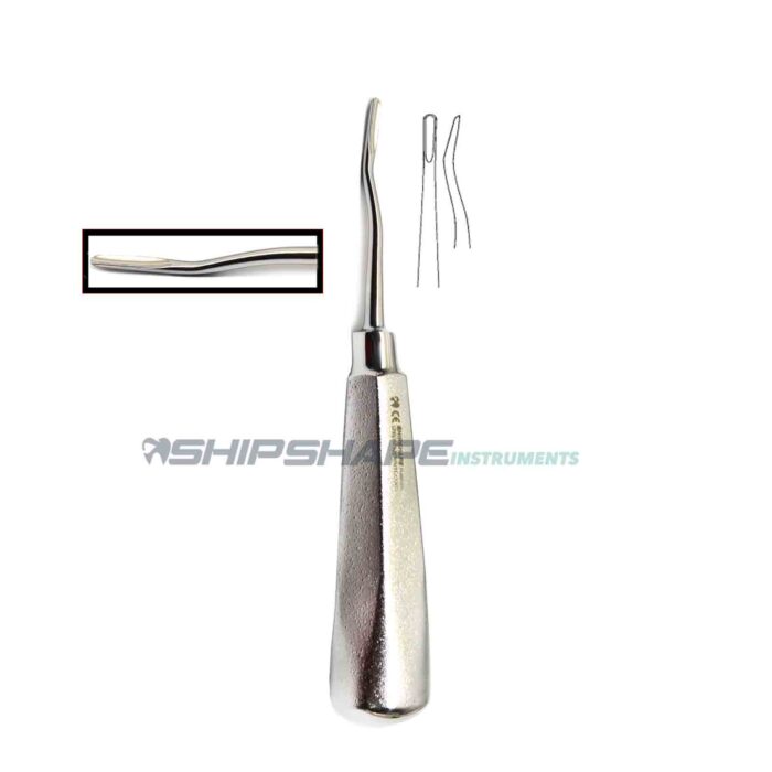 Surgical Elevator #77R, Serrated Premium